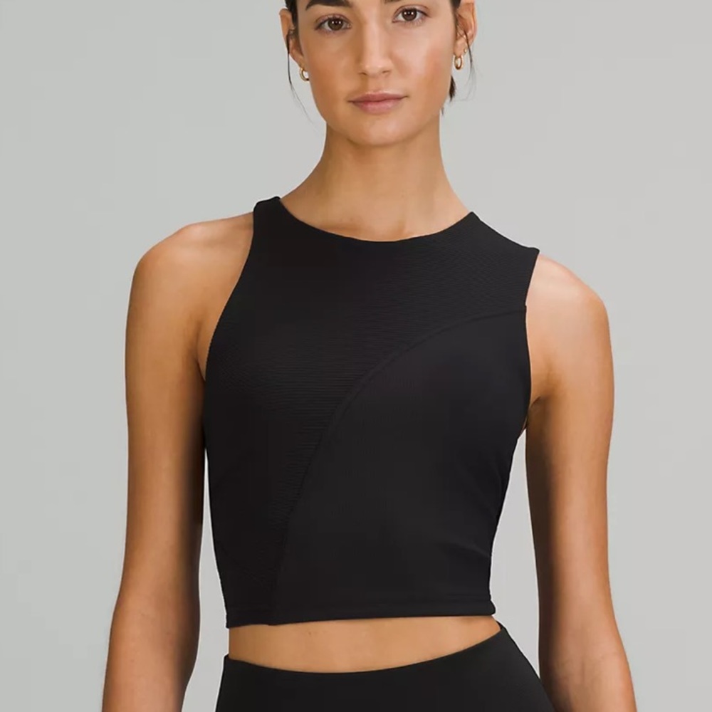 NWT Lululemon ribbed asymmetrical tank top